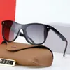 Дизайнерская классическая роль запрещает солнцезащитные очки модные женские очки UV400 Золотая рама зеленый линза с одной кусочкой мужская и женская площадь