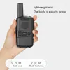 Walkie Talkie PCS M2 MINI 16チャンネルUHF 400-470MHz USB充電ハンドヘルドワイヤレスオフィスELダイニングトークワークアルキー