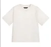 0-12t 키즈 봄 여름 티셔츠 편지 Desgin T 셔츠 아기 소년 소녀 탑 티셔츠 티셔츠 크기 100-140cm 짧은 소매 100 % 코튼 핑크 레드 진한 파란색 베이지 색