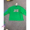 We11Done 2022 Spring and Summer New Fun Letter Loose Long-Sleeved Welldone T-Shirts T220808