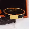 LH01 Pulseira de designer letra de aço de titânio Bracelets Bracelete de moda 16 tamanho largo 12mm com Box225R2564516