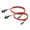 Switch 10pcs/lot 50cm Long Power Button Cable For PC Switches Reset Computer Momentary Automatically Push SWSwitch
