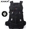 KAKA Gran capacidad 55L para Men039s Mochila Hombres Equipaje Hombro A prueba de agua Cuaderno de viaje bolsa trasera C18111901230U2439202