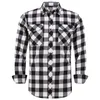 Camisa de franela de la tela escocesa de los hombres primavera otoño masculino ajuste regular casual camisas de manga larga para (USA Tamaño S M L XL 2XL) 220322