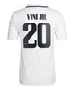 S-4xl 22 23 24 Wersja gracza koszulka piłkarska Benzema Rea Madrids Rodrgo Camiseta 2023 2024 Vini Jr Camavinga Tchouameni Football Shirt Mężczyźni