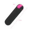 USB wiederaufladbarer Mini-Bullet-Vibrator, starke Vibration, G-Punkt-Massagegerät, 10 Geschwindigkeiten, leistungsstarkes sexy Spielzeug für Frauen