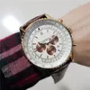 Masowe mężczyźni obserwują ruch kwarcowy ze stali nierdzewnej Luminous Waterproof Stewatch