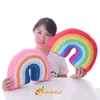 Cartoon Rainbow U Shaped Cushion Head Support Colorful Neck Kids Car Airplane Travel Duffel Types J220704