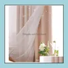 Star Curtains Openwork Finished Princess Wind Childrens Window Curtain Bedroom Living Room Blackout Cloths+Yarn Drop Delivery 2021 Treatment