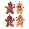 Weihnachtsdekorationen Lebkuchen Mann Ornamente für Baum hohe Gingerman Hängende Reiz Ornament Holiday Decristmas