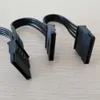 4PIN IDE MOLEX до 3-порта 15PIN SATA Power Cable Cable Lead 18Awg провода для жесткого диска HDD SSD Server Diy Black