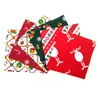 Kerstdog bandanas festival Day hondenkleding Kerstman Triangle Pet Bib verstelbare huisdieren Bandana Soft Puppy Kerchief voor kleine middelgrote honden Snowman Bell A378