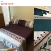 Enkel lyx king size-sängsuppsättningar blommig jacquard tryckt sängkläder duvet täcke set täcke täcken sängkläder (ingen lakan) 220316
