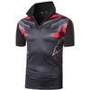 dżinsian męskie koszulki Polo Polo Polos Poloshirts Golf Tennis Badminton Dry Fit LSL304 Black 220623