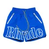 Rhude Shorts Mens Summer Designer loosedRawString