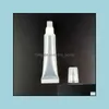 Verpackungsflaschen, leere Lipgloss-Behälter, 5 ml, 8 ml, 10 ml, 15 ml, Squeeze-klarer Kunststoff, nachfüllbare Lipgloss-Tuben, Make-up-Drop-Lieferung 2021 Pac