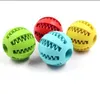 Pet Rubber Openking Food Ball Ball Cat Chew Toy Toy Interactive Elasticity Watermelon Borta dentes resistentes ao lado do jogo 7 cmthe