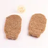 Jute pure fibre végétale Brosses de bain bain exfoliant bains gommage dos serviette massage de316