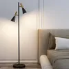 Golvlampor justerbar led lampa hem vardagsrum sovrum studie dekoration marmor bas stående
