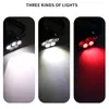 Nouveau puissant phare 5 Led intégré dans la batterie lampe frontale Micro USB Rechargeable lampe torche lampe torche pour la pêche