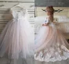 Designer Kids039 Dresses in pizzo Tulle Flower Girl Dresses Big Bow Abrompo Primo Gowns3634426