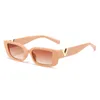 Zonnebrillen vintage vierkant klein frame voor vrouwelijke mannen met v merk Disigner luxe mode dames zonnebriltinten uv400 Heel SU296F