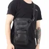 Sacs de taille hommes Oxford goutte jambe sac Fanny Pack cuisse militaire épaule poche voyage mâle hanche moto sac taille sacs taille