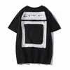 Designer Men Femmes T-shirts Tee Shirt Mens Cotton Loose Loose Motion Bage Run Comfort Off Badge High Street White Jik0