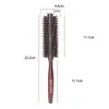 5 Types Straight Twill Hair Comb Natural Bristle Rolling Brush Round Barrel Blowing Curling DIY Hairdressing Styling Tool