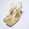 Vestido sapatos de vestido feminino de pé de gama vinícola feminina feminino salto dourado verão verão fino roma sandal casual estreito shones