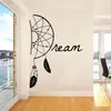 Acchiappasogni con la parola Adesivo Dreamcatcher Adesivo per la casa e la decorazione della camera d'albergo Rimovibile A002047 T200421