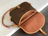 5A Top Quality Binary Star Bags Vintage Casual Canvas Flower Two in one Crossbody Hasp Soft Shoulderbags Wallet With Box B129 (40710) BAG0001