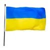 Ukraina flagga ukrainska flaggor 90x150cm hus dekoration banner Ukraina trädgård national flagga tecken polyester med mässing grommets gcb14629