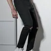 جينز للرجال والبريطانيون الأوروبية الأمريكية شارع الهيب هوب شخصية الذكور مثلث ثقب أسود طويل السراويل سليم