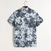 Projektant Mężczyźni Biznes Koszula Wiosna i Bber Summer Fashion Casual Tshirt Street Hip-Hop Man Shirt Drukowanie Wzór Unisex Mens Sukienka Koszule M-3XL # 01