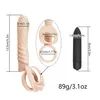 Men Dildo Bullet Vibrator Brinquedos Sexy para Casais de Mulher Penetração Dupla Penis Male Penis Anal Dildos G Masturbador de manchas