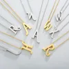 Chains Fashion Silver Color Gold Stainless Steel Women Men Letter Simple Chain Necklace Jewelry For Pendant GiftChains Godl22