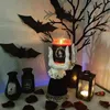عيد الهالوين ديكور شمعة حامل الشمعة أدوات راتنج الرعب الساحرة الساحرة
