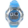 Polshorloges kinderen horloges kleurrijke led backlight sport digitale waterdichte schokproof met stopwatch -functie voor kinderenwristelijke