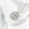 Четыре листового клевера Diamond Collece Два изнашивают дизайнерские украшения цепи клавиля