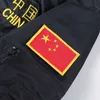 Giacche da uomo Giacca da pilota da uomo QSuper Solid China Letter 2022 AutunnoPrimavera Bomber NeroVerde militare
