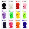 Boinas de bordado de logotipo personalizado tampa de face face máscara de esqui hat balaclava exército cs malha à prova de vento inverno quente unissex dropberets