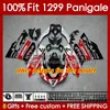 Ducati PanigaleのOEMボディ959 1299 S R 959R 1299R 15-18ボディワーク140NO.28 959-1299 959S 1299S 15 16 17 18フレーム2015 2017 2017 2018インジェクトモールドフェアリンググリーンストック
