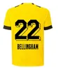 Haller Reus 22 23 Dortmund Soccer Jersey 2022 2013 Shirts de football Bellingham Men Kids Reyna Brandt Emre Can Malen Schlotterbeck Adeyemi Soule Set Sects Full
