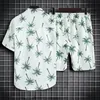 Abbigliamento da spiaggia per uomo Set da 2 pezzi Camicia hawaiana e pantaloncini ad asciugatura rapida Abbigliamento moda Stampa Abiti casual Estate 220524