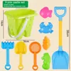 Outils de sable de plage ensembles toys château seau kids moule sable moule enfants