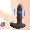 10 vitesses télescopique ThrustingDildo vibrateur Plug Anal masseur de Prostate télécommande adulte sexy jouets pour hommes boutique