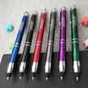 Top stylus pen 10colors for your choose custom free with any name and text company party event favors 100pcslot 220621