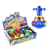 Spinning Top Flash Luminous Spining Tops speelgoed kleurrijk top Ejectie speelgoed flitsende LED gyroscoop kinderen klassiek speelgoed 220815