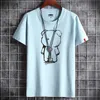 est T Shirt for Men Clothing Fitness White O Neck Anime Man Tshirt For Male Oversized S6XL Men Tshirts Goth Punk 220704